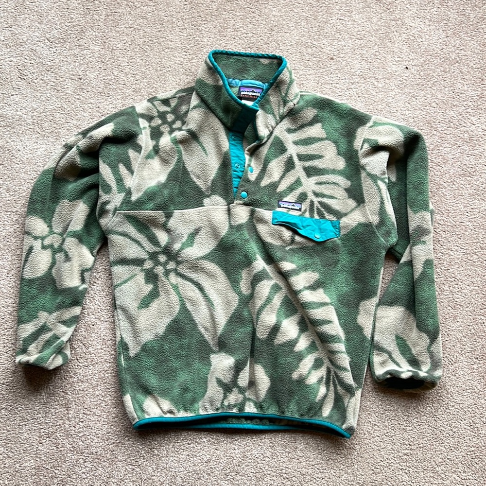 Patagonia lightweight synchilla snap t pullover medium